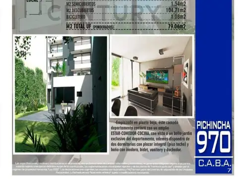 Departamento en Venta de 2 dormitorios