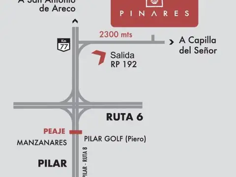 Terreno en Venta en Los Pinares Country Club, USD 75.000