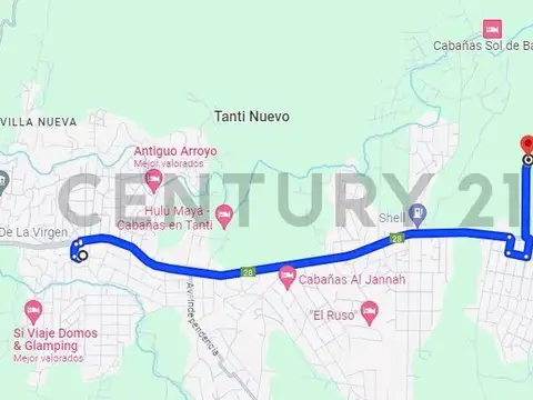 TANTI - TERRENO de 2640.92mts. a metros de RP28