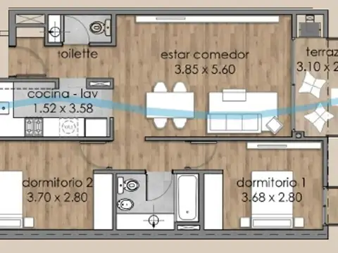 Departamento en Venta A Estrenar