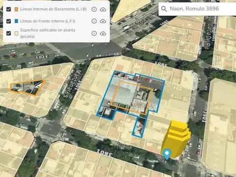 Terreno en Venta 9  mts Frente