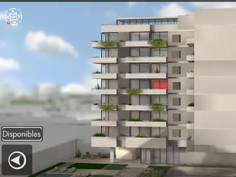 Departamento 2 ambientes con 1 baño