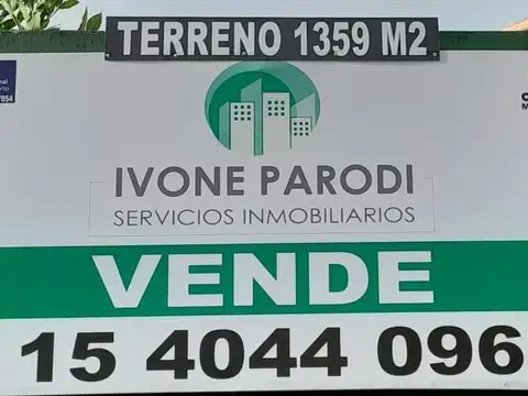 Venta terreno / Lote de 1359 m2 en Lomas de Zamora - Único