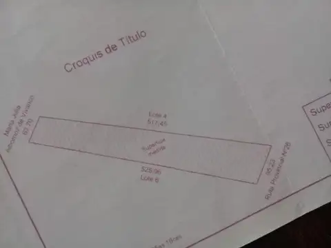 VENTA Lote en Victoria sobre Ruta Provincial 26- Entre Rios