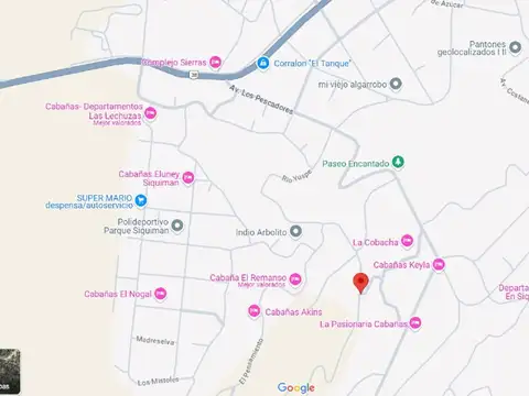 VENTA TERRENO PARQUE SIQUIMAN 830M2 CON ESCRITURA