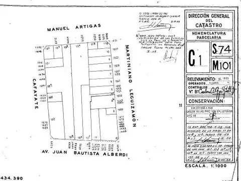 Terreno en Venta en Mataderos, USD 463.000