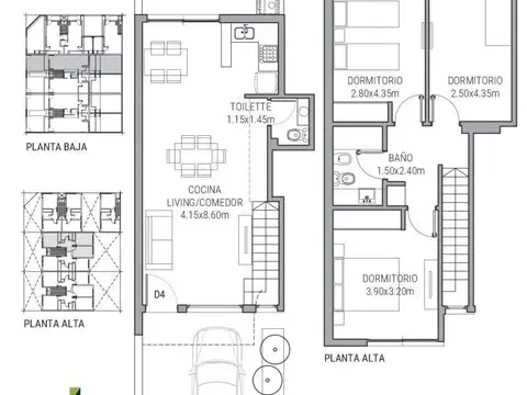 Departamento en Venta de 4 ambientes