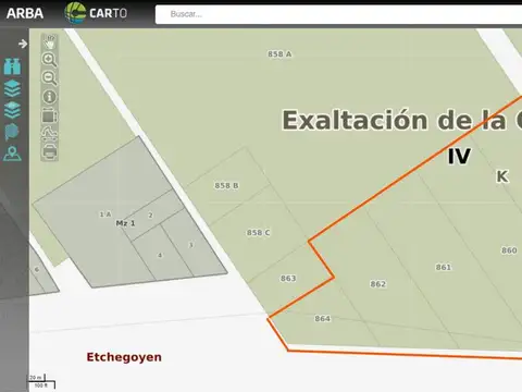 TERRENO EN VENTA ETCHEGOYEN 4,5 Ha EXALTACION