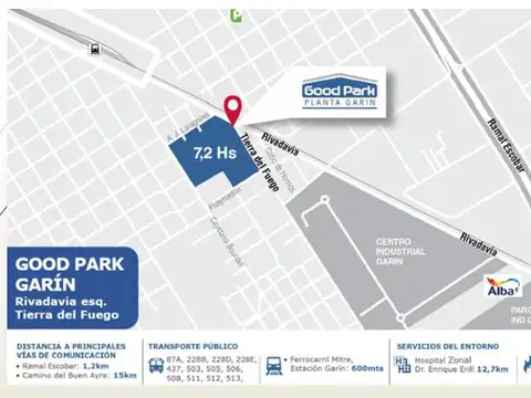 Galpon en Alquiler en Garin, USD 20.500