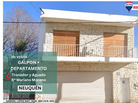 VENTA GALPÓN + DEPARTAMENTO 2 DORMITORIOS - NQN