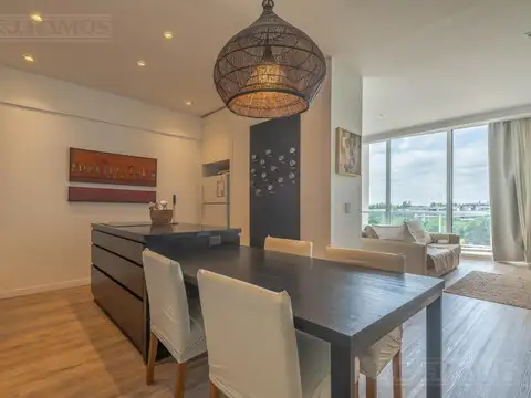 Departamento 2 ambientes con 2 baños