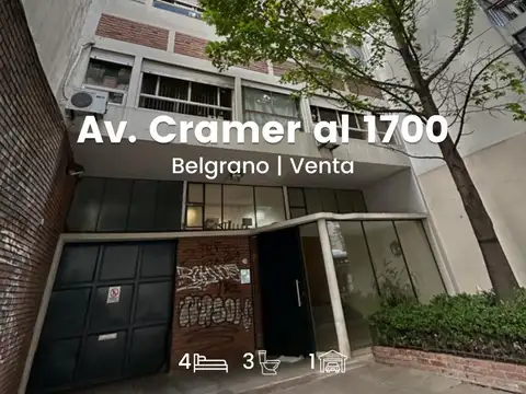 Venta Departamento 5 ambientes en Belgrano con cochera