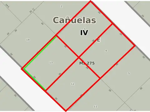 Terreno en Venta de 600,0 m2