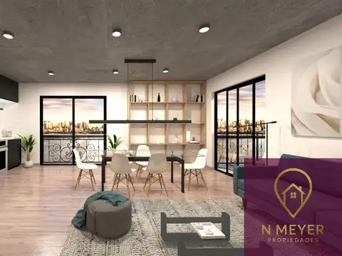 Departamento Monoambiente con 1 baño