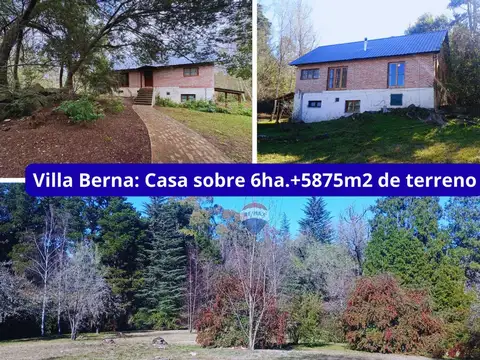 VENTA CASA 2 DORM CON 65875M2 DE LOTE VILLA BERNA
