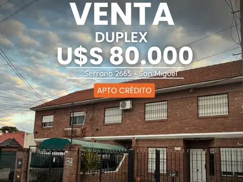 Duplex en venta- San Miguel