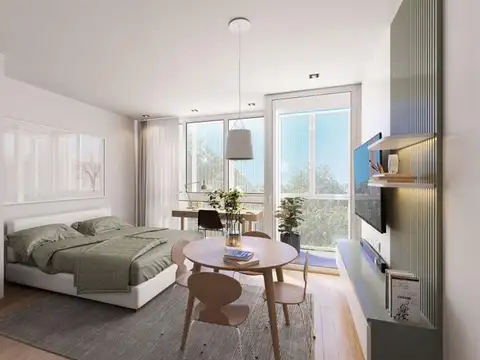 Departamento de dos ambientes en  Palermo