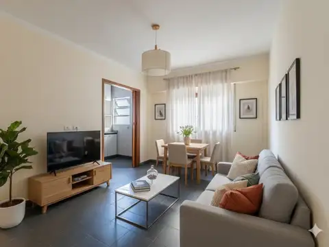Venta. Departamento tres ambientes. Piso alto. Belgrano.