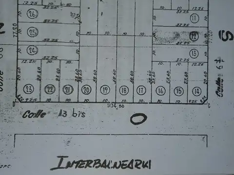 Venta Lote Calle 67 Entre 13 Y 13bis Mar Del Tuyú