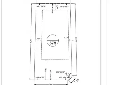 Terreno en Venta de 578,0 m2
