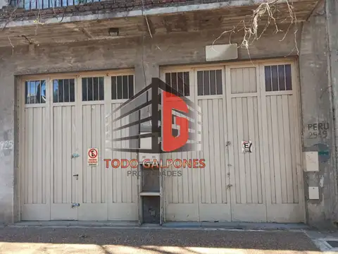 Galpón 220m² S/Lote 8,66x25 techo Losa