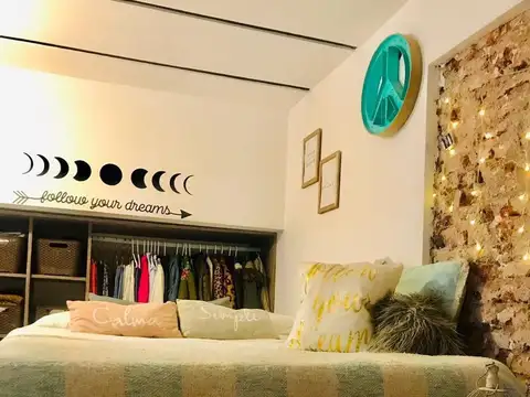 Depto Tipo Casa 2 ambientes con 2 baños