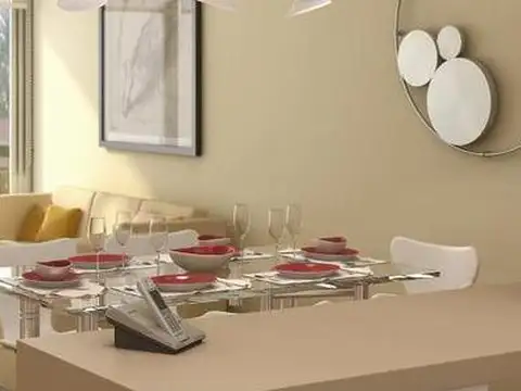 Departamento 2 ambientes con 1 baño