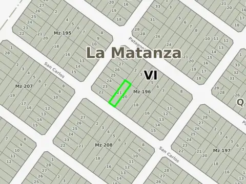Terreno en Venta de 400,0 m2
