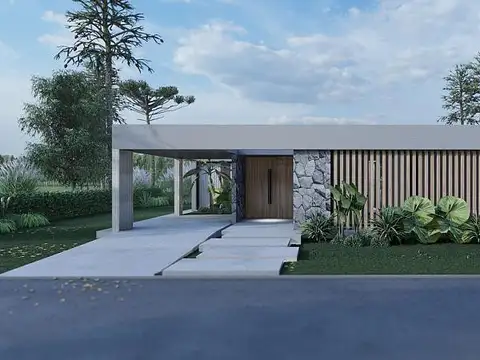 Casa de 4 ambientes a estrenar, con entrega a 12 meses.  Barrio Cerrado Santa Rita,San Vicente.