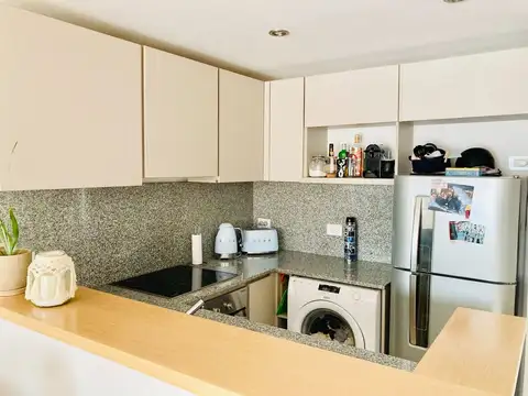 Alq depto Belgrano 2 amb moderno frente balcón