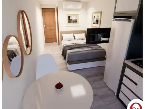 Departamento Monoambiente con 1 baño