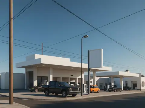 ESTACION DE SERVICIO CERRADA - Autopista Dellepiane - Capital Federal