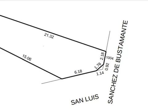 LOTE OPTIMO PARA DESARROLLO   " ZONA PALERMO"