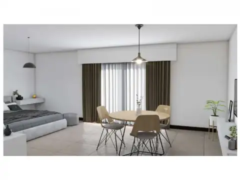 Departamento Monoambiente con 1 baño