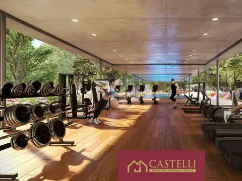 Departamento 3 ambientes con 2 baños