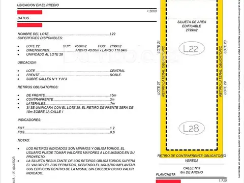 Terreno en Venta en Centro (Moreno), USD 466.570