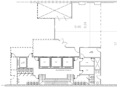 Oficina en Alquiler con 6 cocheras