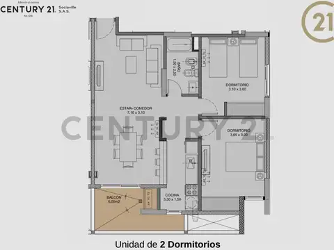 Departamento en Venta en Cordoba, USD 87.000