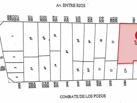 Avenida Entre Ríos 2000