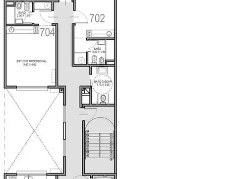 Venta departamento 1 ambiente en POZO - Unidades a la Venta A CONSTRUIR