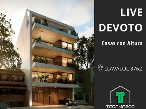 Departamento en el emprendimiento LIVE DEVOTO