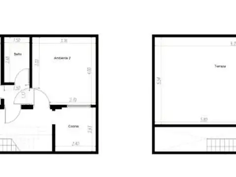 Depto Tipo Casa en Venta en Paternal, USD 199.000