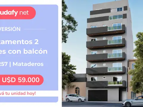 Departamento 2 Ambientes | Mataderos | Patio | Balcón | Pozo | Inversión | Venta
