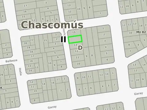 Terreno en Venta en Chascomus, USD 15.050