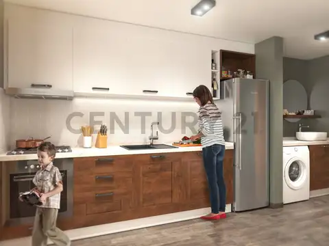 Departamento 2 ambientes con 1 baño