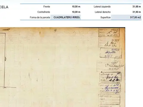 LOTE U.S.A.B 2 VENTA SAAVEDRA 690M2 VENDIBLES.