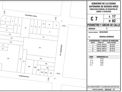 Terreno en Venta de 242,0 m2