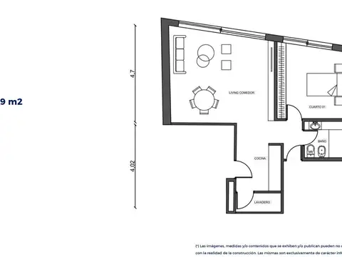 Departamento en Venta en Recoleta, USD 169.650