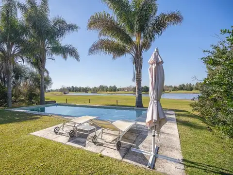 Casa en alquiler Temporal con pileta y vista al lago en San Isidro Labrador