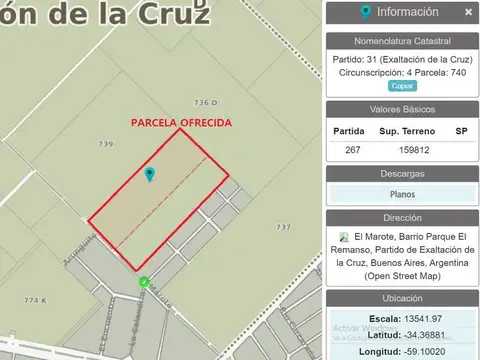 Terreno - Exaltacion De La Cruz